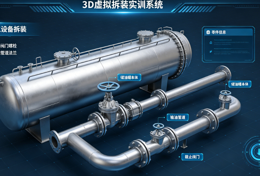3D虚拟拆装实训系统
